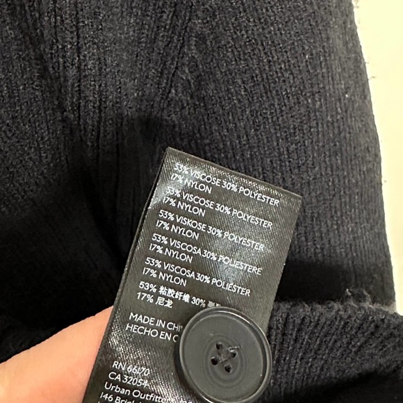 Anthropologie Black Cardigan Sweater - Picture 5 of 9